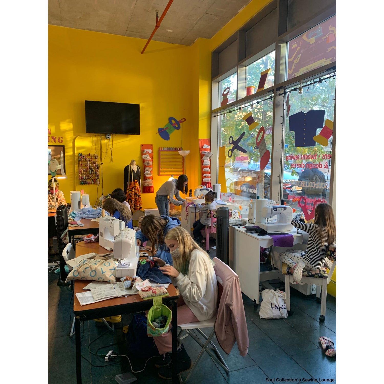 Soul Collection’s Sewing Lounge - Afterschool In Shop Sewing Classes